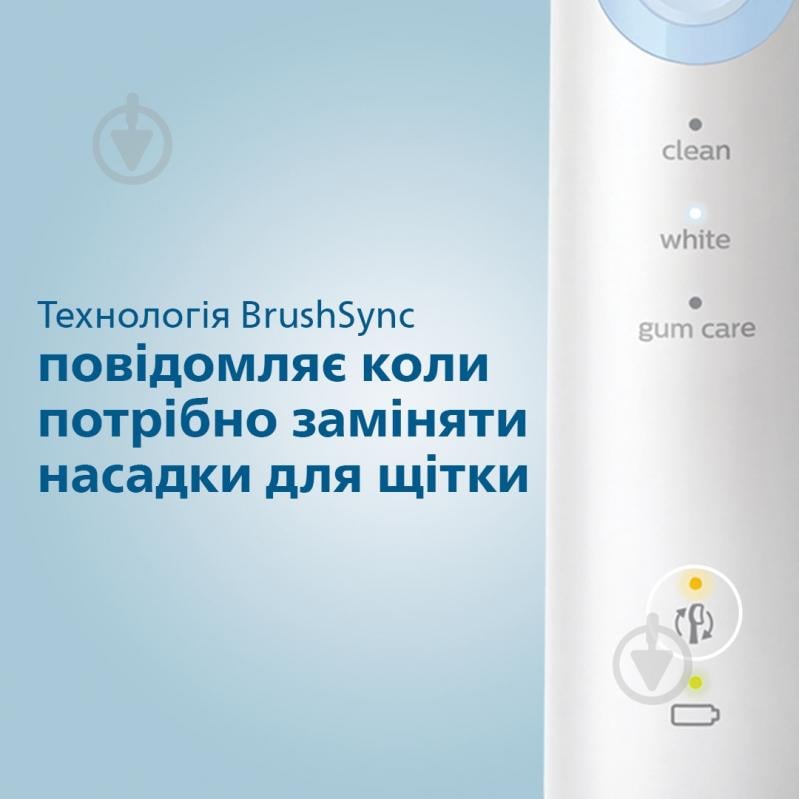 Електрична зубна щітка Philips HX6859/29 + насадки HX9054/87 - фото 13