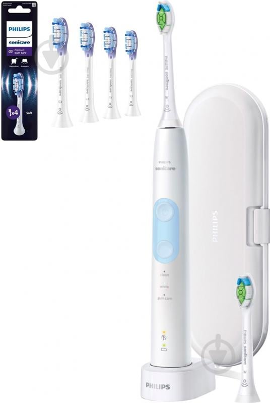 Електрична зубна щітка Philips HX6859/29 + насадки HX9054/87 - фото 1