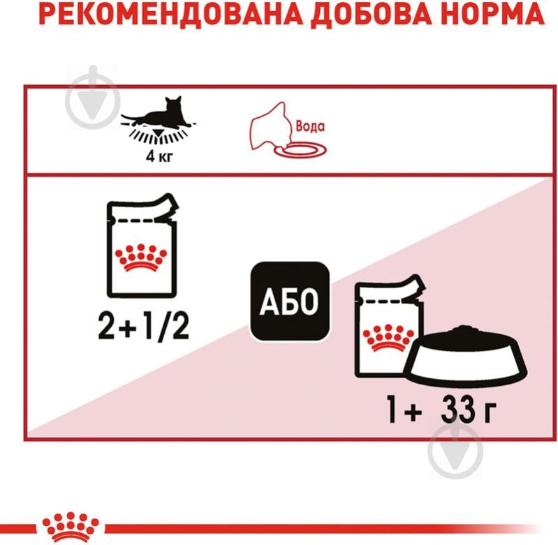 Корм вологий для дорослих котів Royal Canin Instinctive in gravy в желе м’ясо 85 г - фото 7