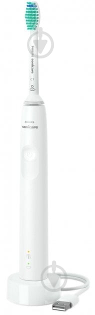 Електрична зубна щітка Philips Sonicare 3100 series HX3671/13 + насадки HX9054/87 - фото 2