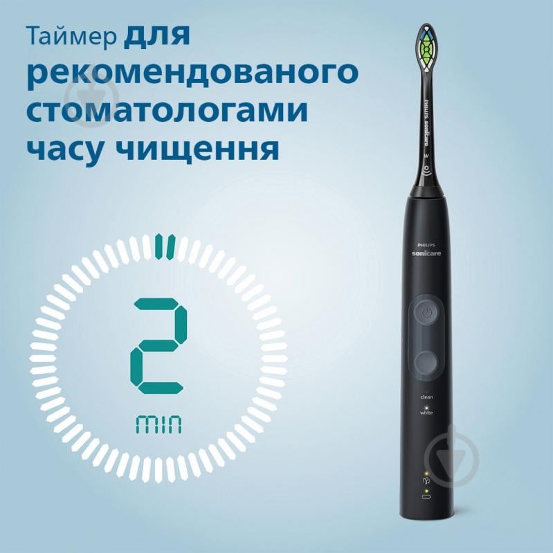 Електрична зубна щітка Philips HX6830/53 + насадки HX9054/88 - фото 9