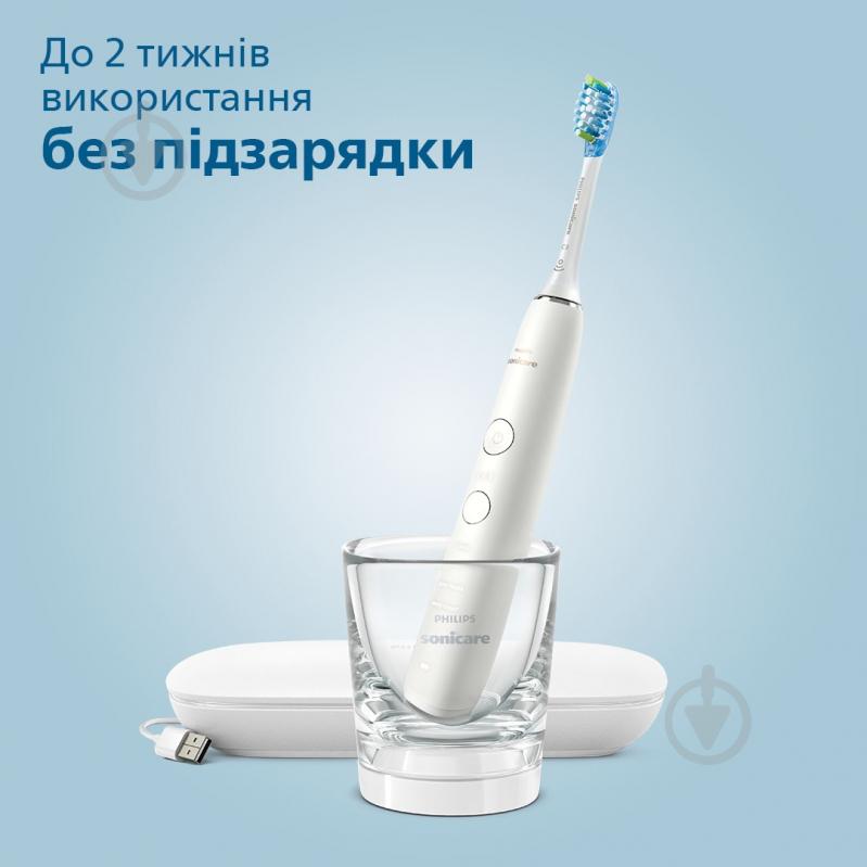 Набір Philips Sonicare Diamond Clean Smart 9400 Електрична зубна щітка HX9917/88 + насадки HX9092/87 - фото 10 Набір Philips Sonicare Diamond Clean Smart 9400 Електрична зубна щітка HX9917/88 + насадки HX9092/87 - фото 10