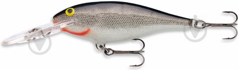 Воблер Rapala Shad Rap 60 мм silver SR06-S - фото 1