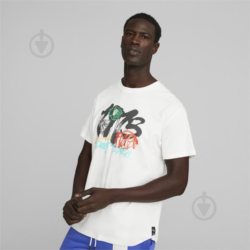 Футболка Puma SHOWCASE TEE 2 53923701 р.L белый - фото 3