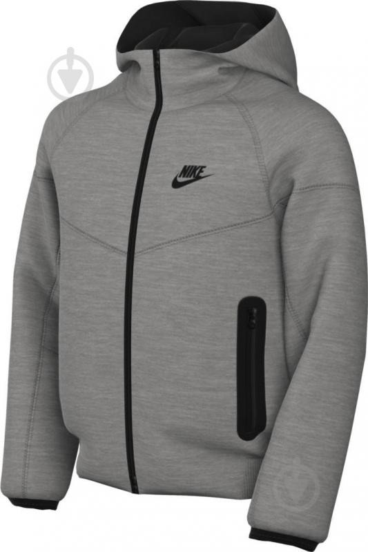 Джемпер Nike B NSW TECH FLC FZ FD3285-063 р.XL сірий - фото 8