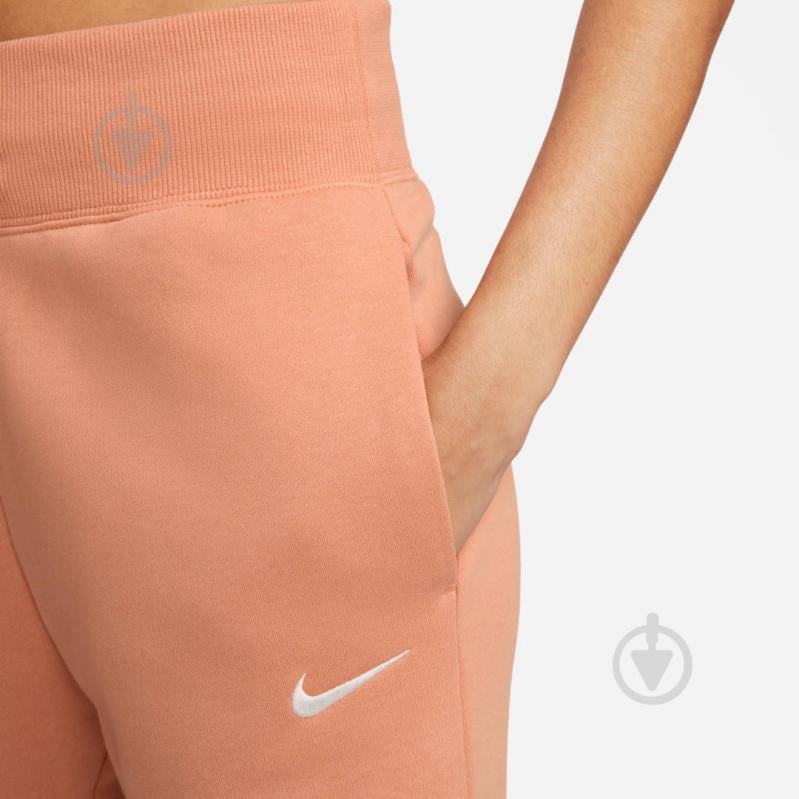 Брюки Nike W NSW PHNX FLC HR PANT STD DQ5688-225 р. XS-S коричневый - фото 8