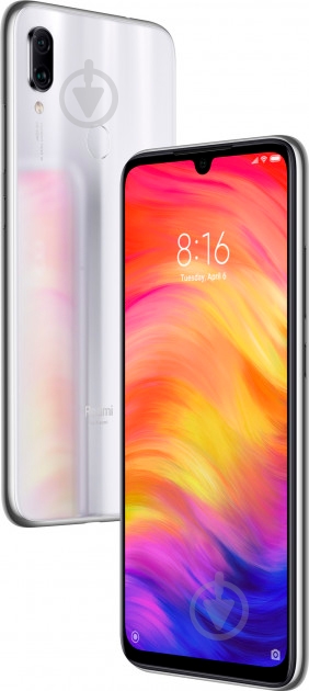 Смартфон Xiaomi Redmi Note 7 4/64GB white (516296) - фото 6