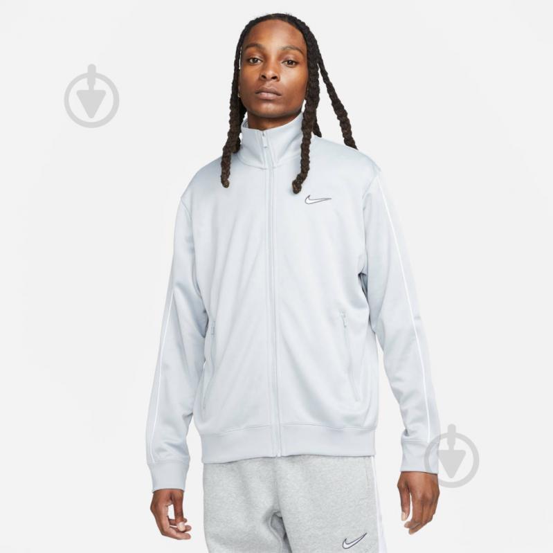 Джемпер Nike M NSW SP PK TRACKTOP FN0257-077 р.M серый - фото 1