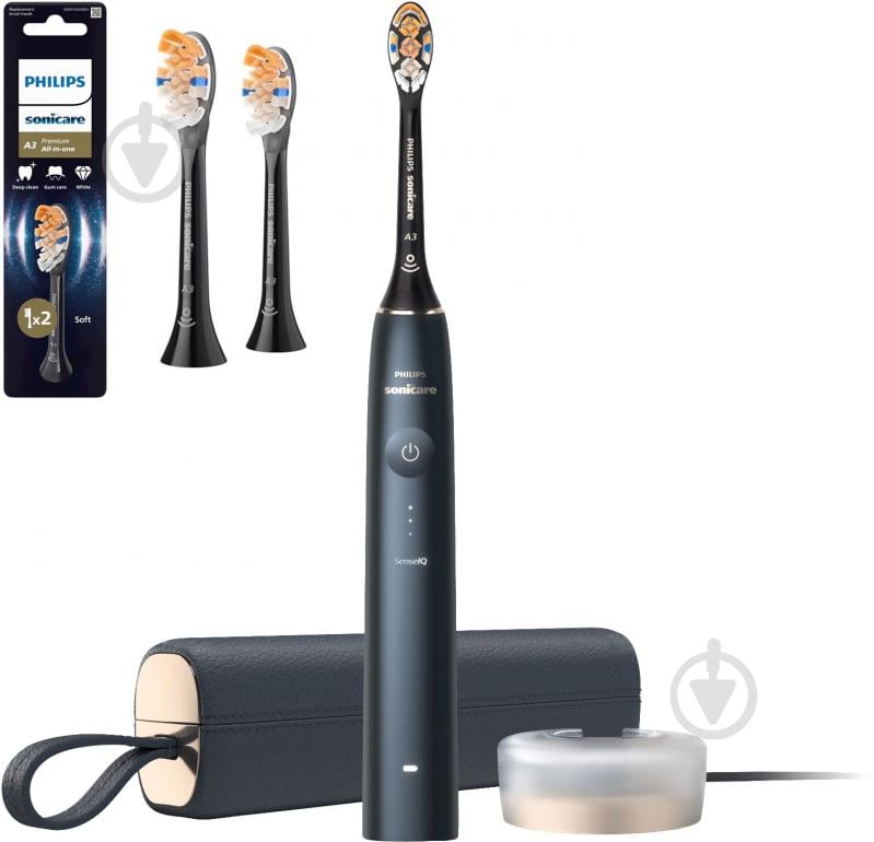Набір Philips Sonicare Diamond Clean Prestige 9900 Електрична зубна щітка HX9992/12 + насадки HX9092/88 - фото 1 Набір Philips Sonicare Diamond Clean Prestige 9900 Електрична зубна щітка HX9992/12 + насадки HX9092/88 - фото 1