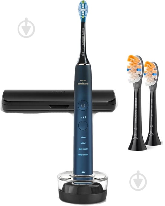 Набор Philips DiamondClean 9000 электрическая зубная щетка HX9911/88 + насадки HX9092/88 - фото 1