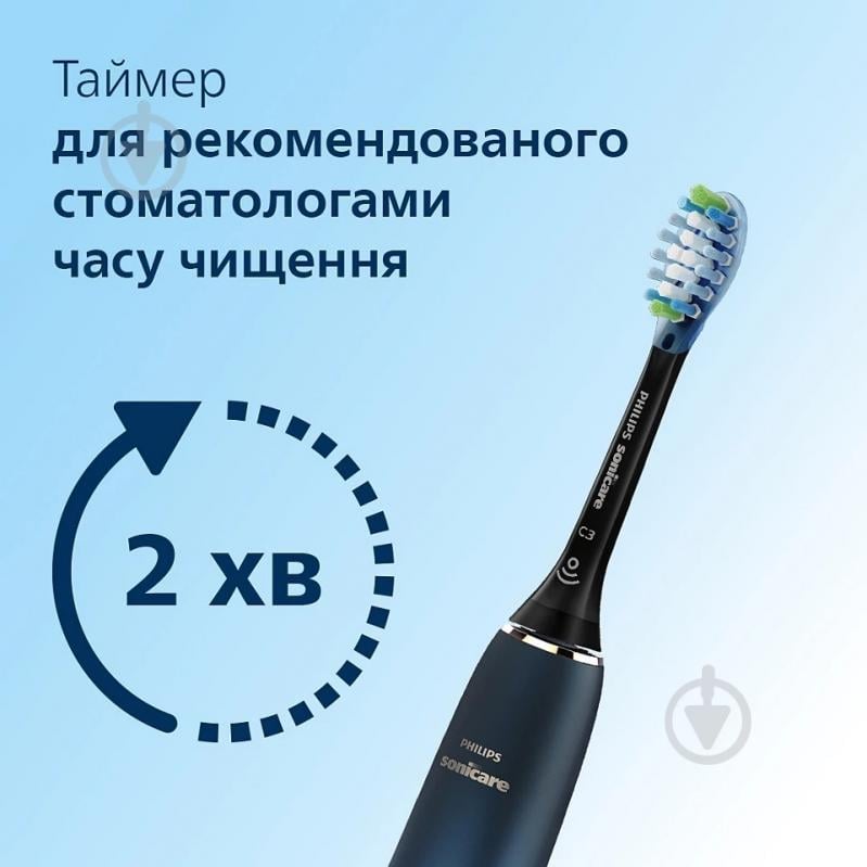 Набор Philips DiamondClean 9000 электрическая зубная щетка HX9911/88 + насадки HX9092/88 - фото 7