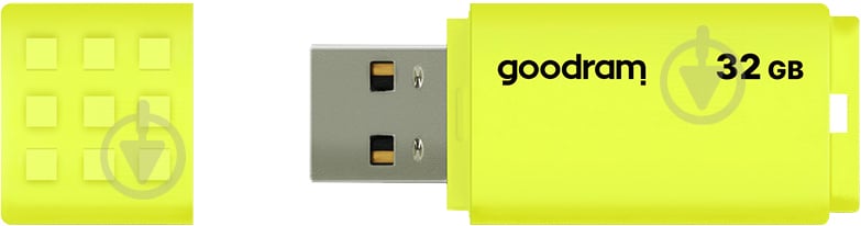 Флеш-пам'ять Goodram UME2 32 ГБ USB 2.0 yellow (UME2 32GB) - фото 2