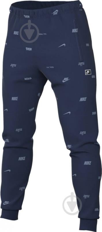 Штани Nike M NK CLUB+ BB JGGR AOP FB7437-410 р. 2XL синій - фото 8