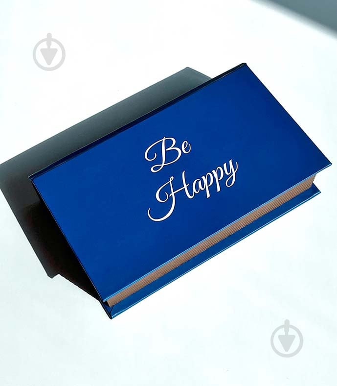 Скринька-книга для денег Be happy 19,8x12 см синяя CooverBox - фото 1