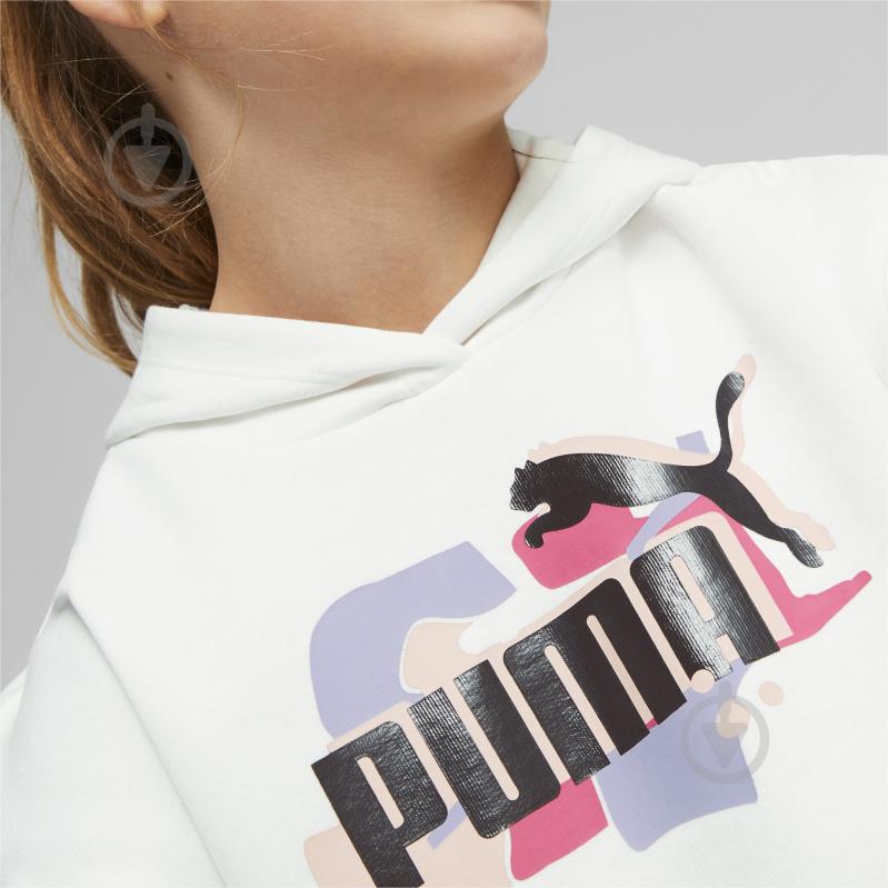 Джемпер Puma ESS+ STREET ART HOODIE TR G 53971702 белый - фото 4