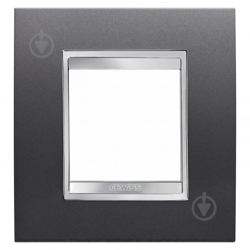 Рамка двухместная Chorusmart LUX универсальная сланец GW16222VA - фото 1 Рамка двухместная Chorusmart LUX универсальная сланец GW16222VA - фото 1