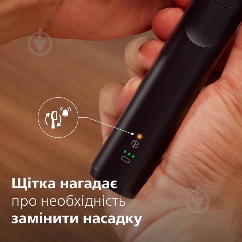 Набір Philips Series 5500 електрична зубна щітка HX7111/01 + насадки HX9092/88 - фото 11 Набір Philips Series 5500 електрична зубна щітка HX7111/01 + насадки HX9092/88 - фото 11