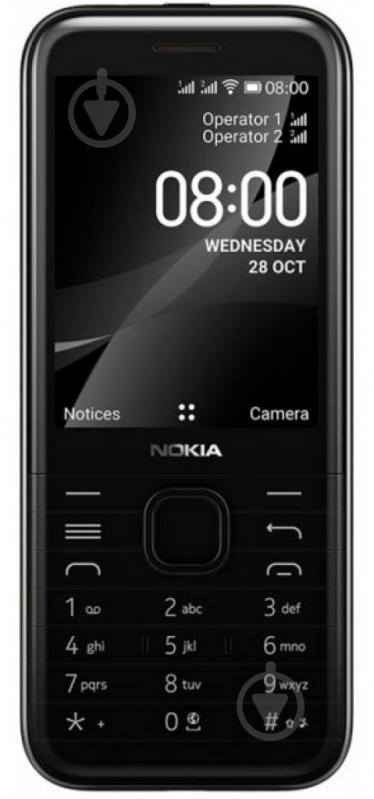 Мобильный телефон Nokia 8000 DS 4G black - фото 2