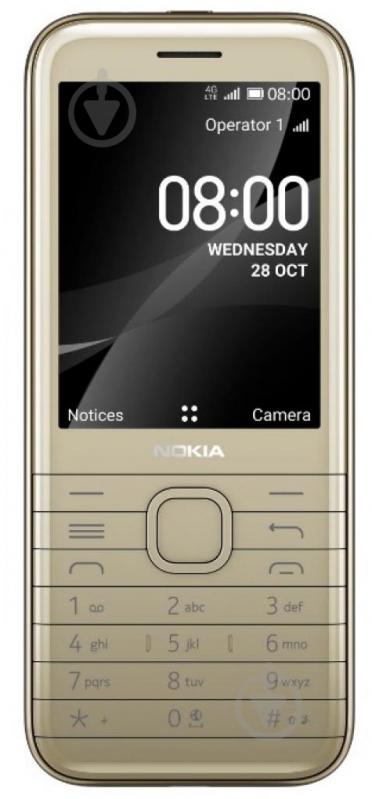 Мобильный телефон Nokia 8000 DS 4G gold - фото 4