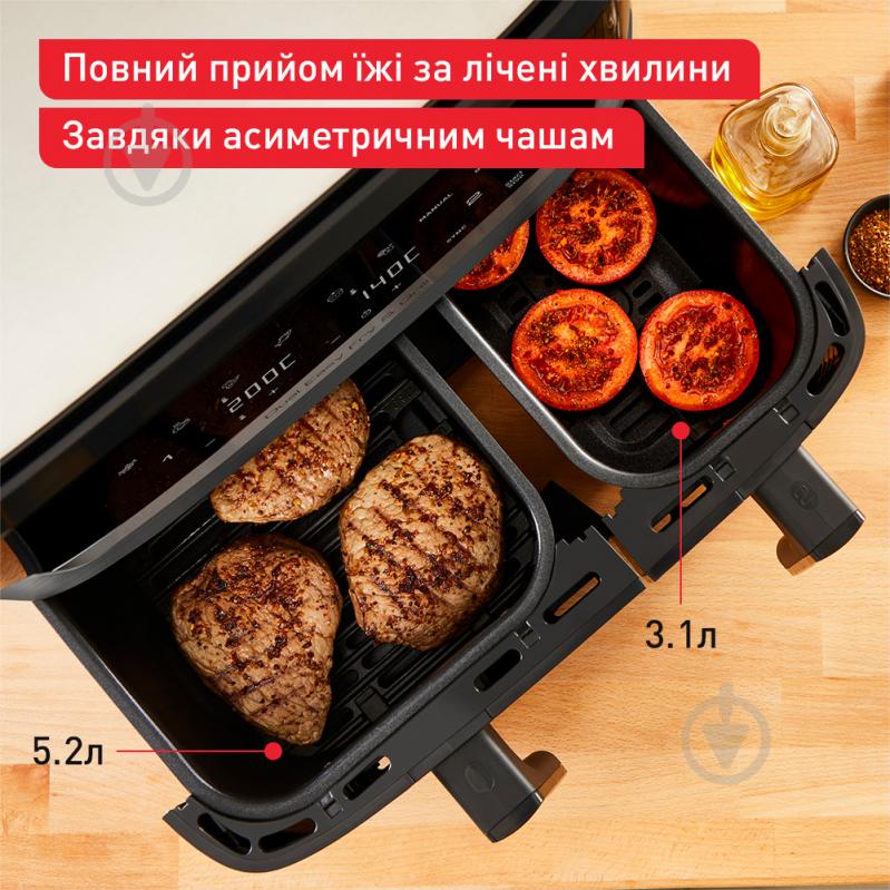 Мультипіч Tefal Dual Easy Fry & Grill Air Fryer EY905B10 - фото 5