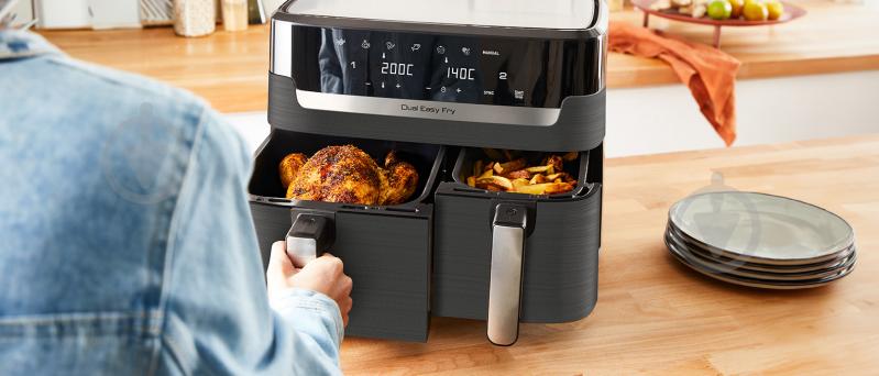 Мультипіч Tefal Dual Easy Fry & Grill Air Fryer EY905B10 - фото 24