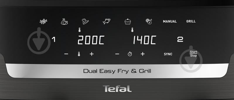 Мультипечь Tefal Dual Easy Fry & Grill Air Fryer EY905B10 - фото 22