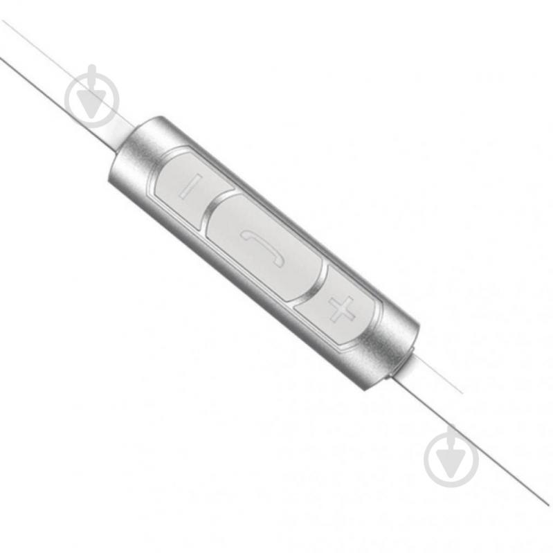 Гарнитура Remax RM-610D Mic silver/white гарнитура - фото 2