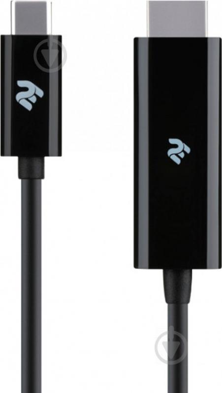 Кабель 2E USB Type-C – HDMI 1,8 м черный (2E-W1706) - фото 1