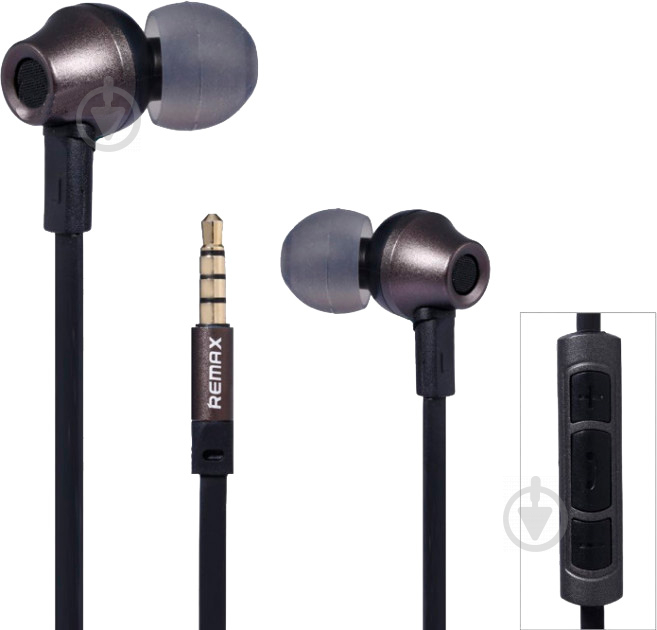 Наушники Remax RM-610D Mic black - фото 3