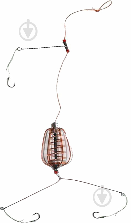 Кормушка Fishing ROI KF11216 40 г оснащенная груша крашеная - фото 1