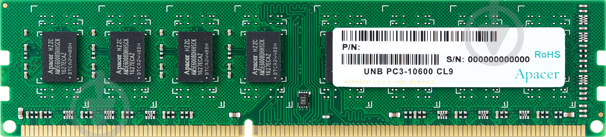 Оперативна пам'ять Apacer DDR3 SDRAM 2 GB (1x2GB) 1333 MHz (DL.02G2J.H9M) - фото 1