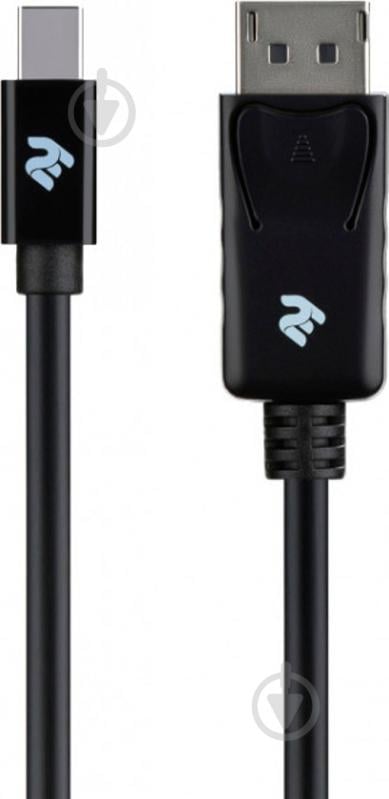 Кабель 2E удлинитель 2 м черный (2E-W1704) Mini DisplayPort - DisplayPort - фото 1