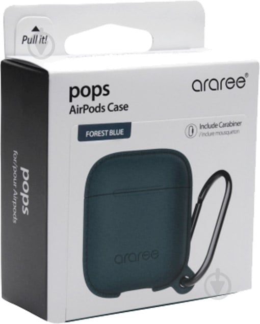 Чехол для наушников Araree Pops Apple AirPods blue - фото 6 Чехол для наушников Araree Pops Apple AirPods blue - фото 6