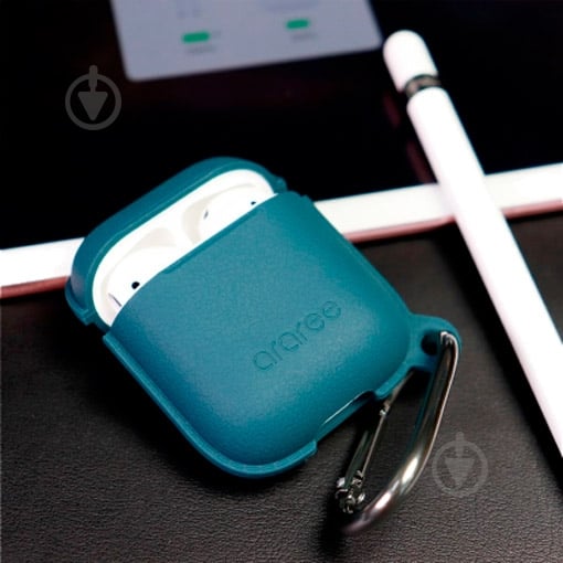 Чехол для наушников Araree Pops Apple AirPods blue - фото 7 Чехол для наушников Araree Pops Apple AirPods blue - фото 7
