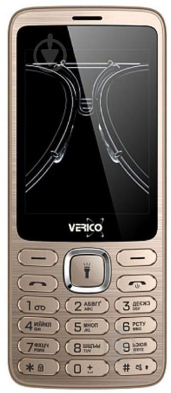 Мобільний телефон Verico Classic C285 gold - фото 1