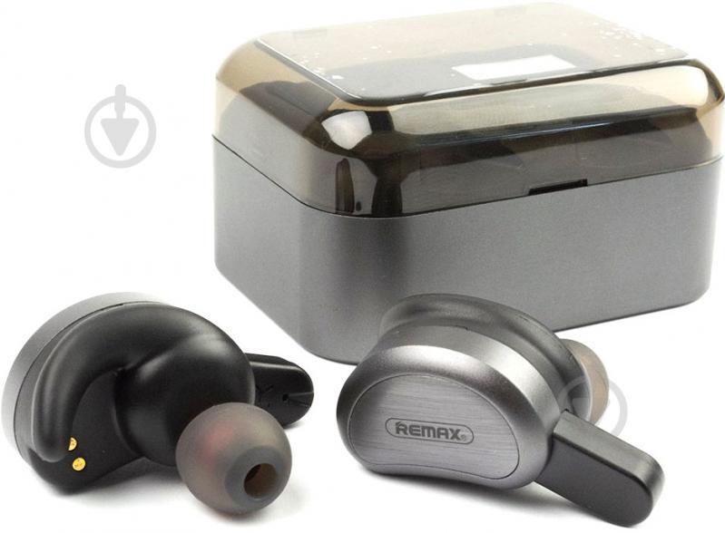 Remax TWS-1True Wireless grey Bluetooth-гарнитура - фото 2