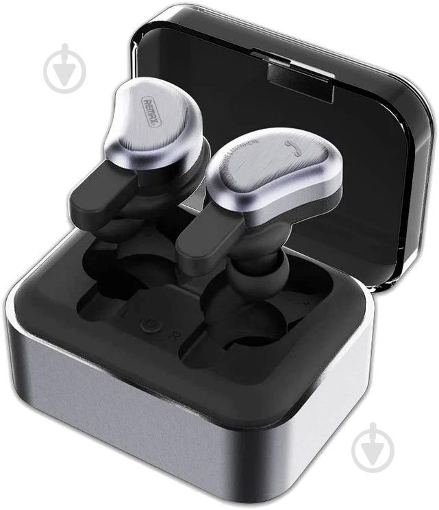 Remax TWS-1True Wireless grey Bluetooth-гарнитура - фото 3