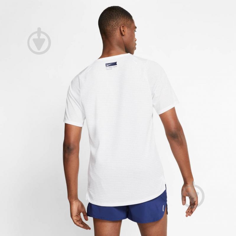 Футболка Nike M NK RISE 365 SS TOP BRS CU3419-100 р.XL белый - фото 3