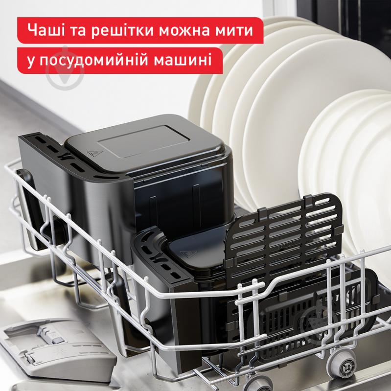 Мультипечь Tefal Dual Easy Fry & Grill Air Fryer EY905D10 - фото 10