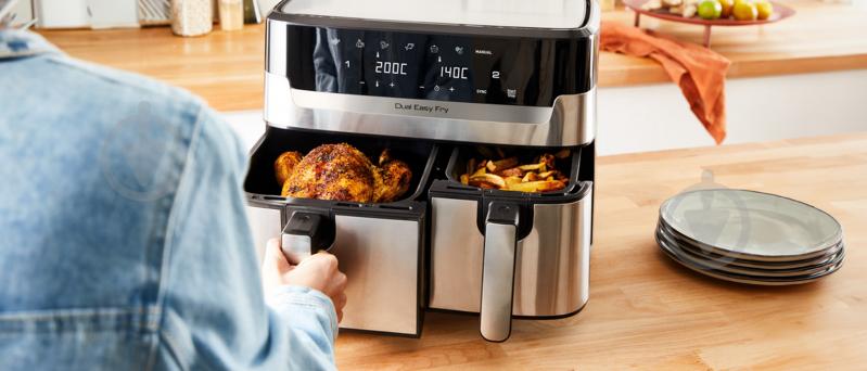 Мультипечь Tefal Dual Easy Fry & Grill Air Fryer EY905D10 - фото 17