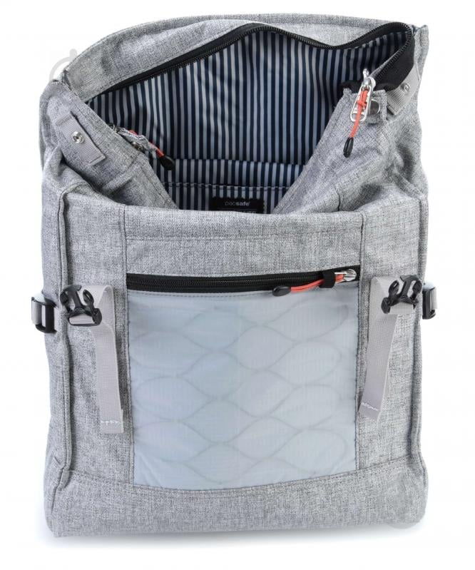 Рюкзак Pacsafe Slingsafe LX450 15.6" grey melange (45320112) - фото 6