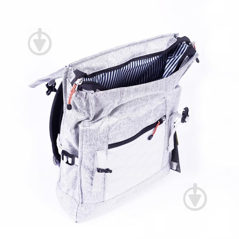 Рюкзак Pacsafe Slingsafe LX450 15.6" grey melange (45320112) - фото 12