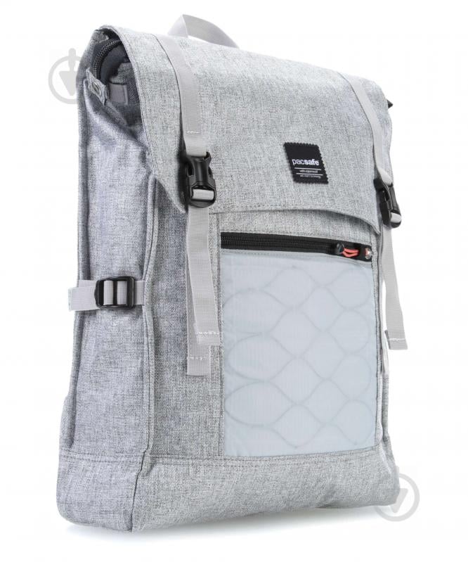 Рюкзак Pacsafe Slingsafe LX450 15.6" grey melange (45320112) - фото 4