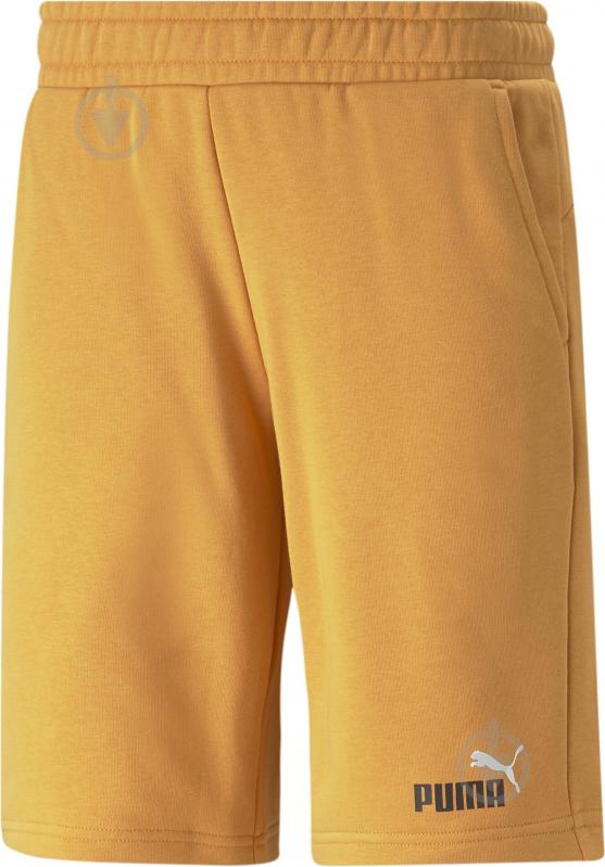 Шорты Puma ESS+ 2 COL SHORTS 10"" 58676630 р. S желтый - фото 1