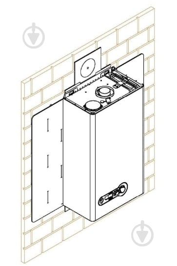 Газова колонка Riello із закритою камерою згоряння турбірована електронне запалення MINI 17 LN (20143051) - фото 2 Газова колонка Riello із закритою камерою згоряння турбірована електронне запалення MINI 17 LN (20143051) - фото 2