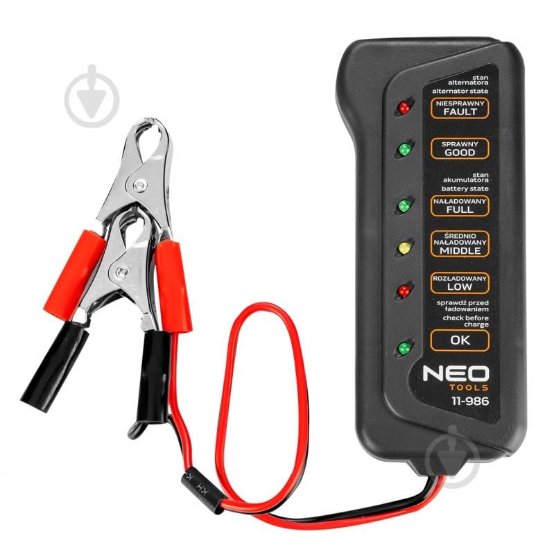 Тестер аккумулятора NEO tools 11-986 - фото 1