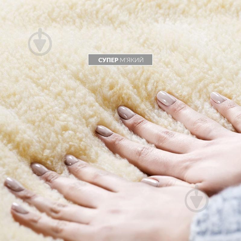 Наматрасник IDEIA Wool молочный 90x200 см - фото 4