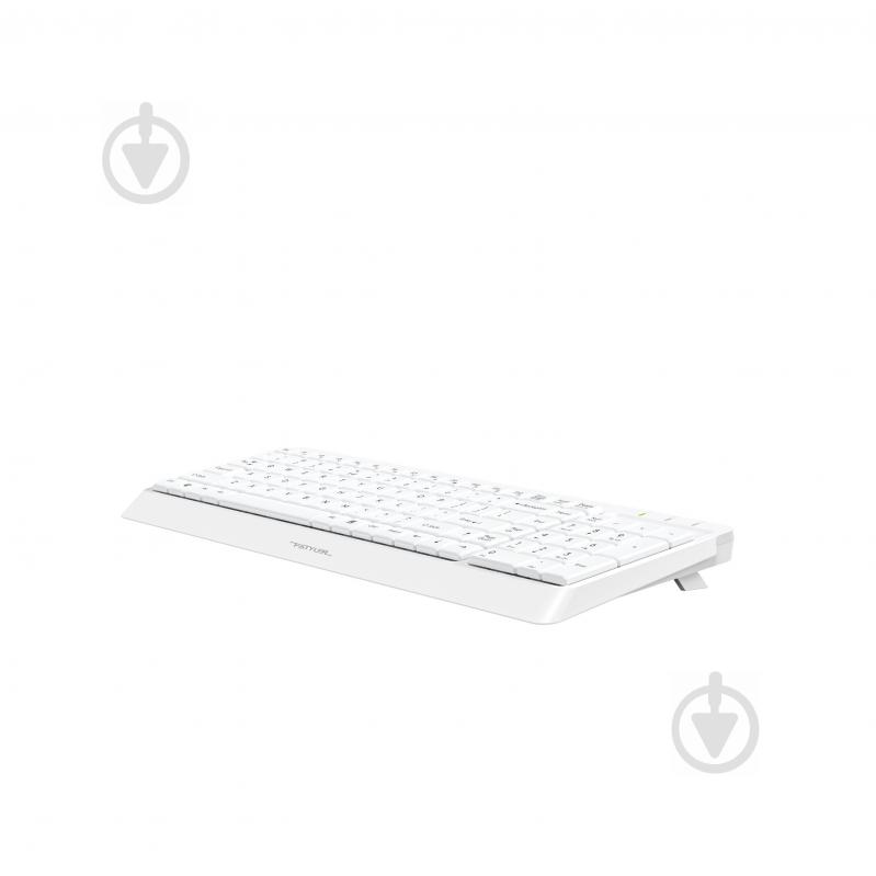 Клавиатура A4Tech FK15 (White) (FK15 (White)) Fstyler Wired Keyboard USB white - фото 5