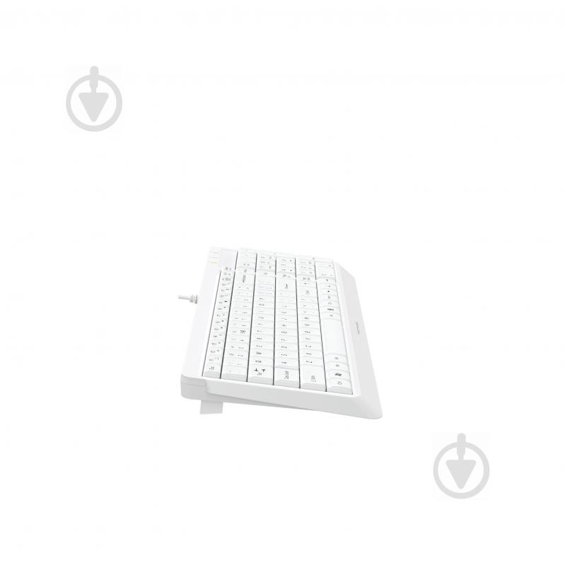 Клавиатура A4Tech FK15 (White) (FK15 (White)) Fstyler Wired Keyboard USB white - фото 6