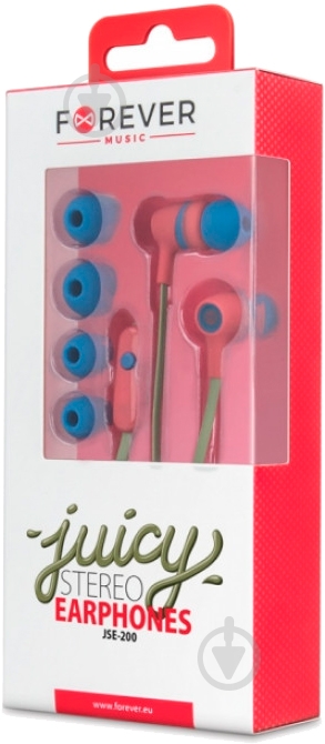 Гарнитура Forever JSE-200 casual red - фото 3